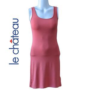 Sleeveless T Pink Coral Color New With tags from Le Chateau Size Small